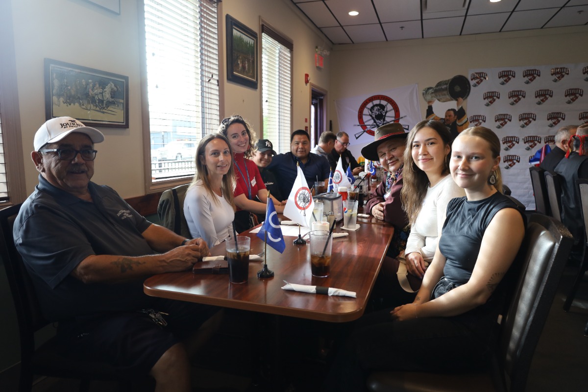 NHL Legends Press Release Dinner with Selkirk Steelers