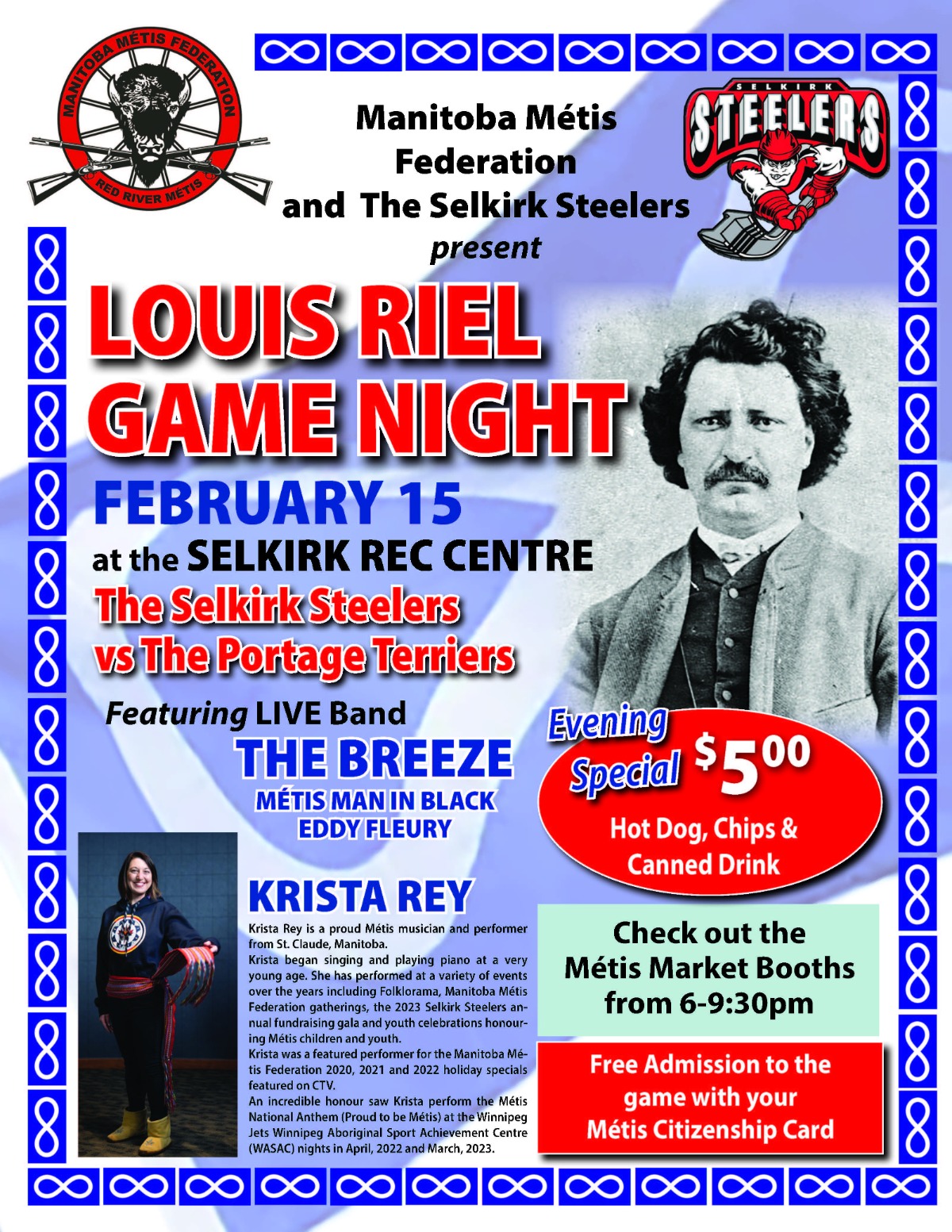 Louis Riel Game Night Manitoba Métis Federation