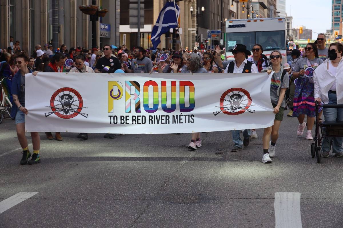 Red River Métis representation grows at this year's Winnipeg Pride ...