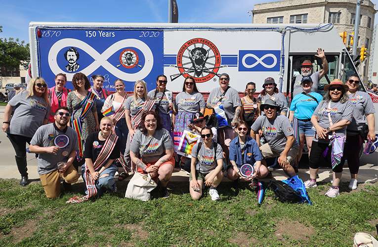 Red River Métis representation grows at this year's Winnipeg Pride ...